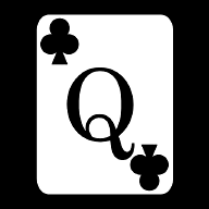 card-queen-clubs icon