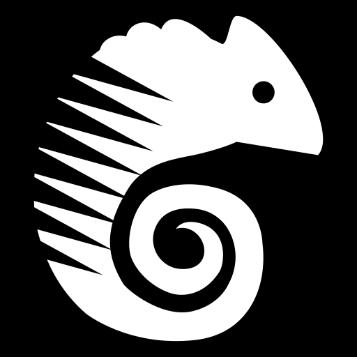chameleon-glyph icon