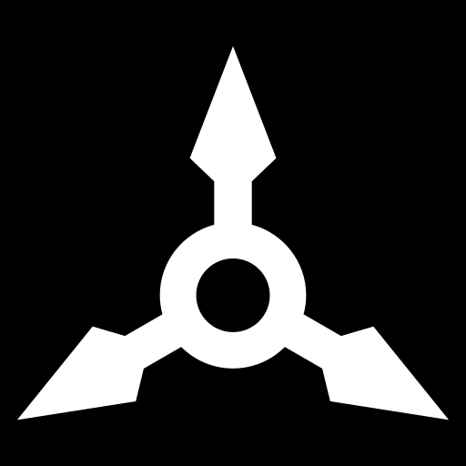 three-pointed-shuriken icon