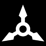three-pointed-shuriken icon