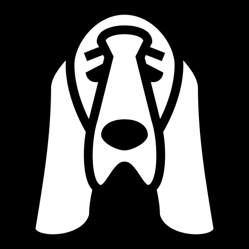 basset-hound-head icon
