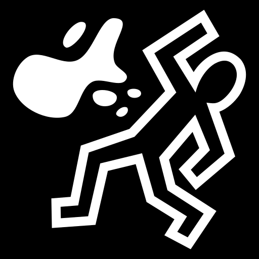 chalk-outline-murder icon