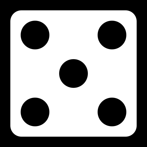 dice-six-faces-five icon