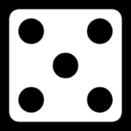 dice-six-faces-five icon
