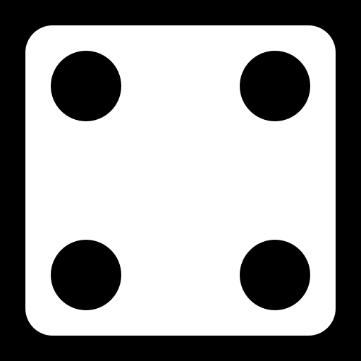 dice-six-faces-four icon