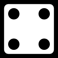 dice-six-faces-four icon