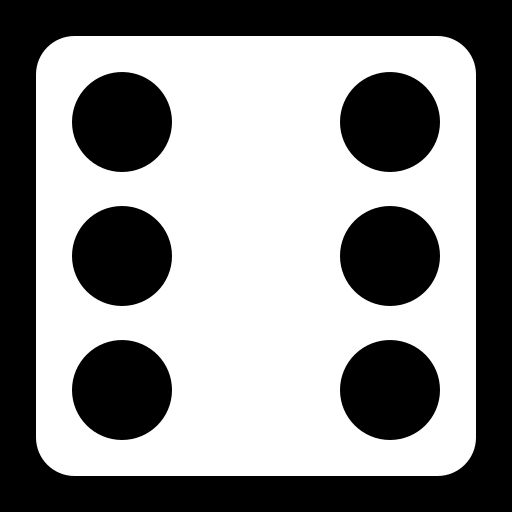 dice-six-faces-six icon