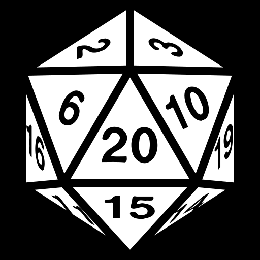 dice-twenty-faces-twenty icon