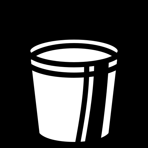 empty-metal-bucket icon
