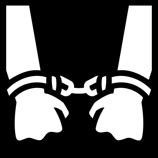 handcuffed icon