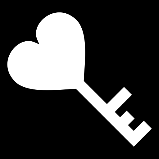 heart-key icon