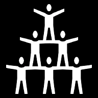 human-pyramid icon