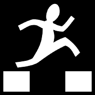 jump-across icon