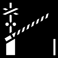 level-crossing icon