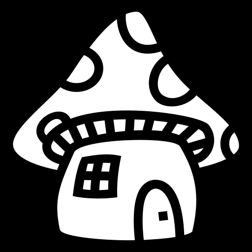 mushroom-house icon