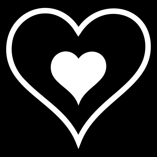 nested-hearts icon