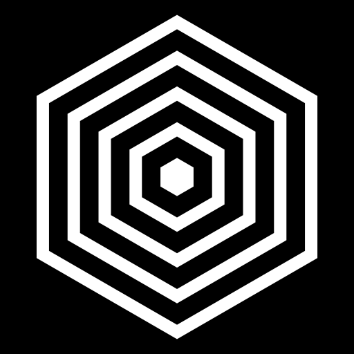 nested-hexagons icon