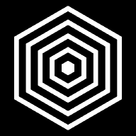 nested-hexagons icon