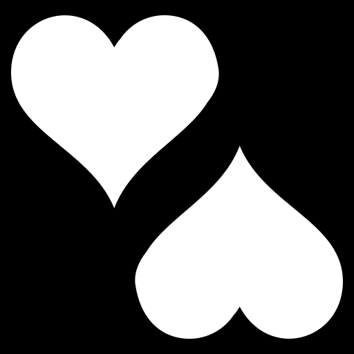 opposite-hearts icon
