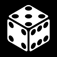perspective-dice-six-faces-five icon