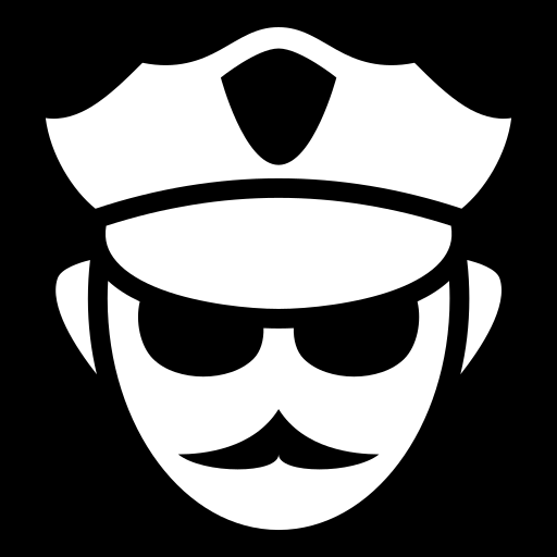 police-officer-head icon