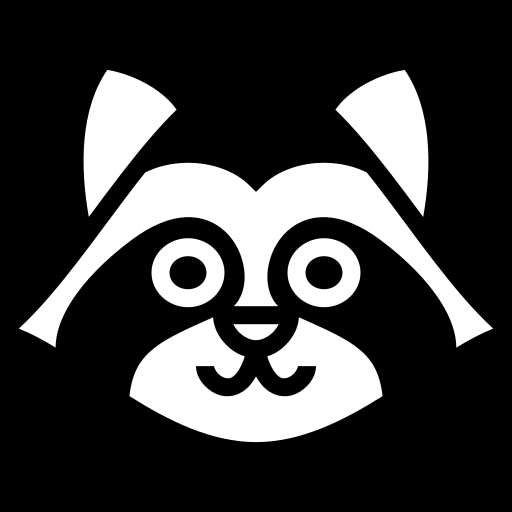 raccoon-head icon