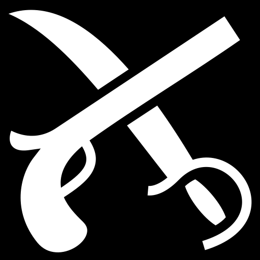 saber-and-pistol icon