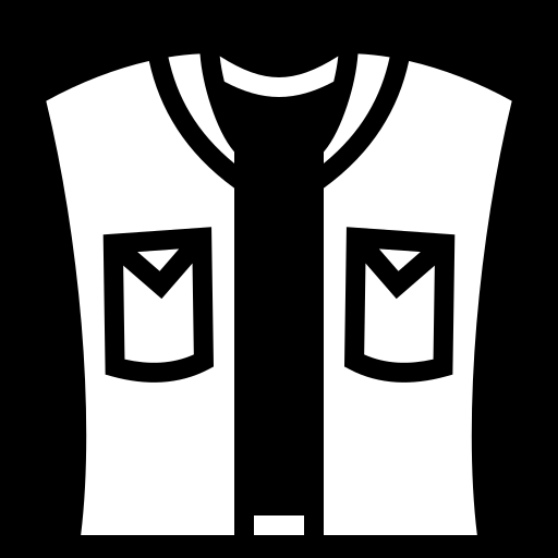 sleeveless-jacket icon