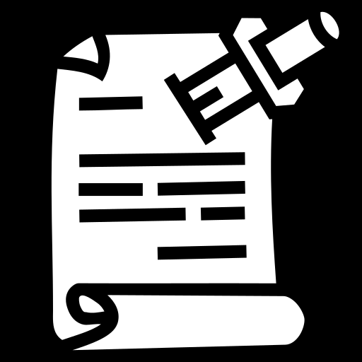 stabbed-note icon