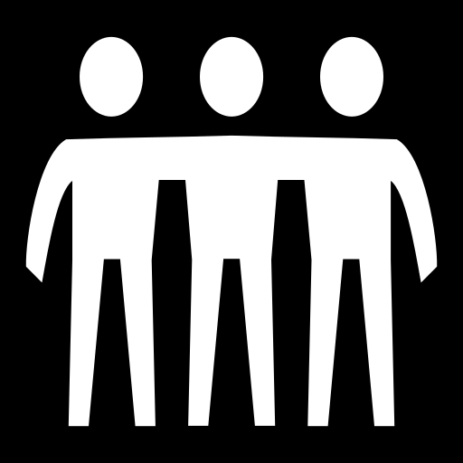 three-friends icon