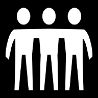 three-friends icon