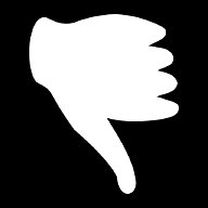 thumb-down icon