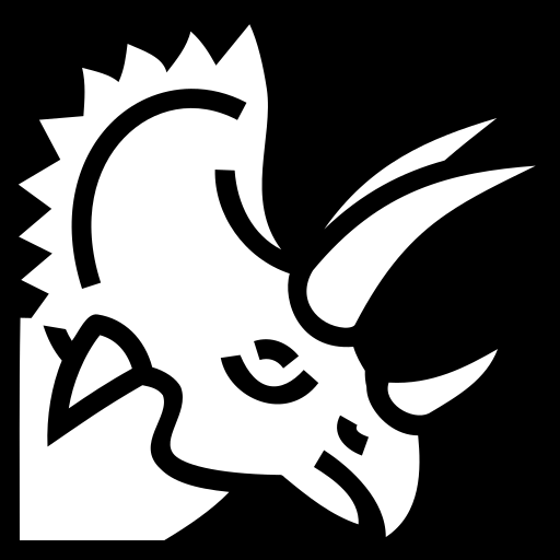 triceratops-head icon