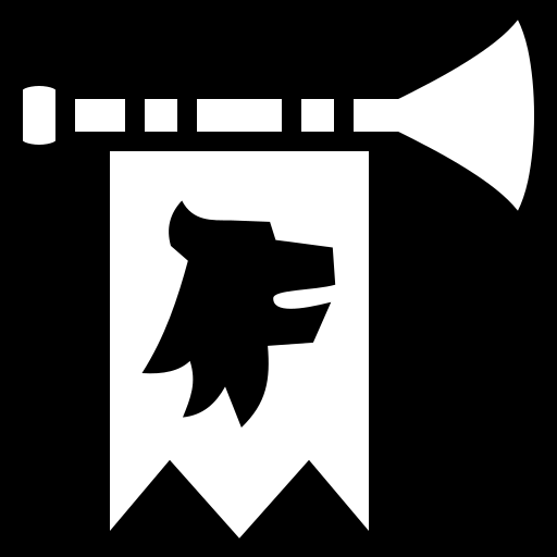 trumpet-flag icon