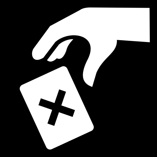 card-discard icon