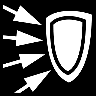 arrows-shield icon