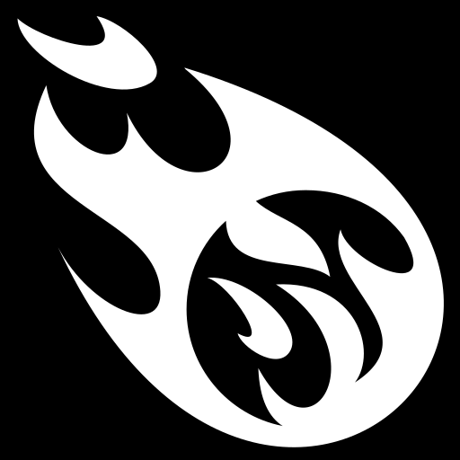 burning-meteor icon