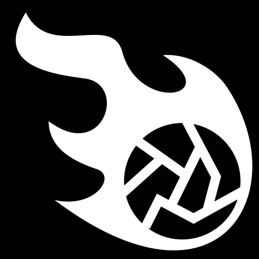 burning-round-shot icon