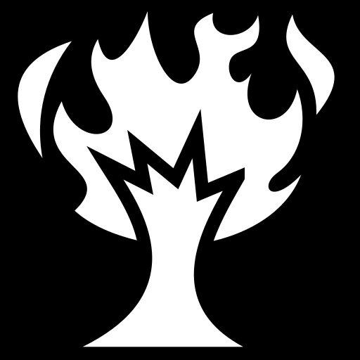 burning-tree icon