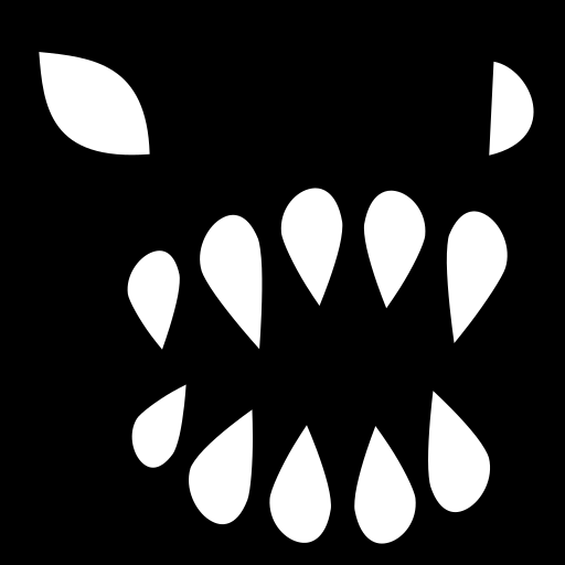carnivore-mouth icon