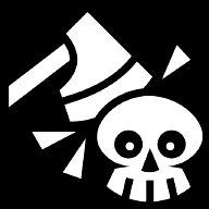 chopped-skull icon