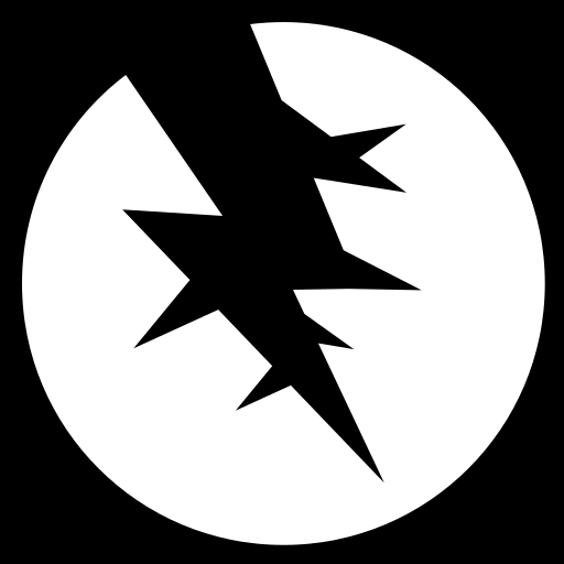 cracked-disc icon