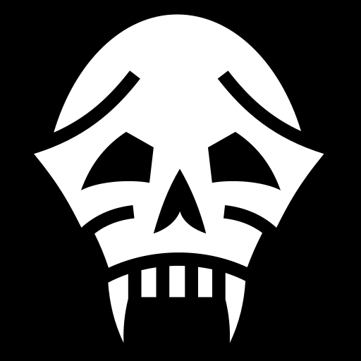 fanged-skull icon