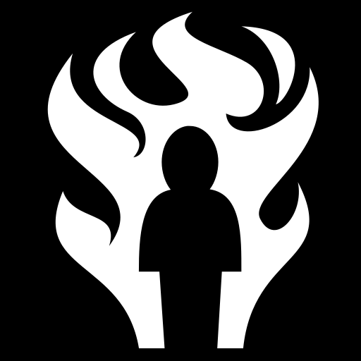 fire-silhouette icon