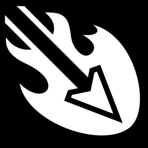 flaming-arrow icon