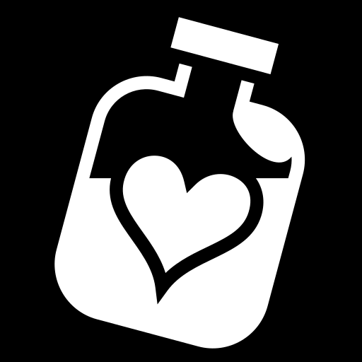 heart-bottle icon