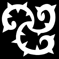 heavy-thorny-triskelion icon