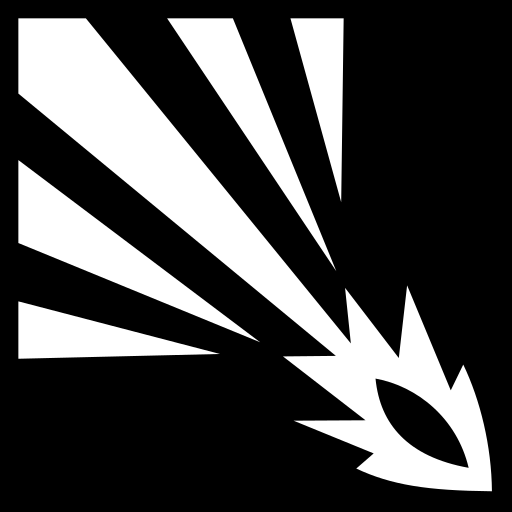 incoming-rocket icon