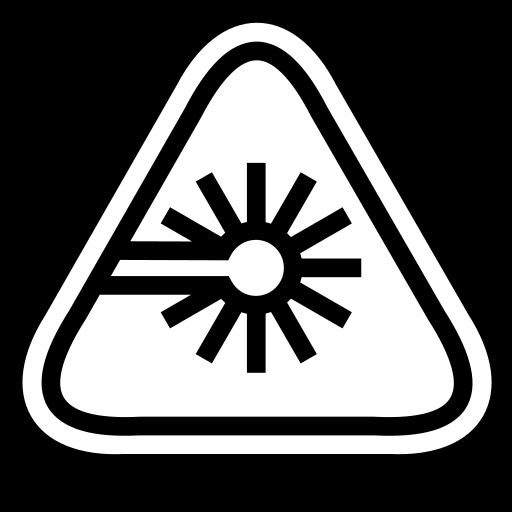 laser-warning icon