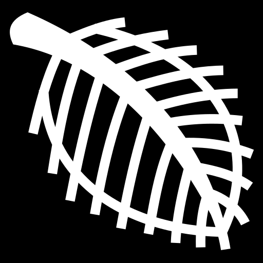 leaf-skeleton icon